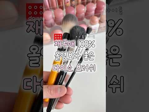 다이소 브러쉬 써보니 코쉐딩 대박! 블러셔, 애교살 음영까지 완벽