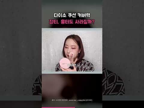 다이소 투쿨포스쿨 태그 벨벳 커버쿠션 테스트