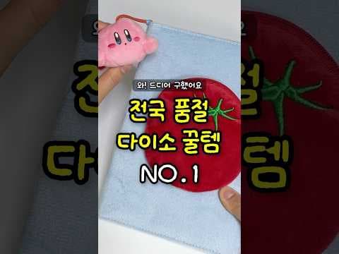 다이소 토마토 키링 노트 득템 후기! 품절 전에 서둘러 겟하세요