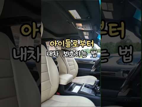 다이소 차량 시트 커버 써보니 10분 컷! 쾌적한 차 안 완성