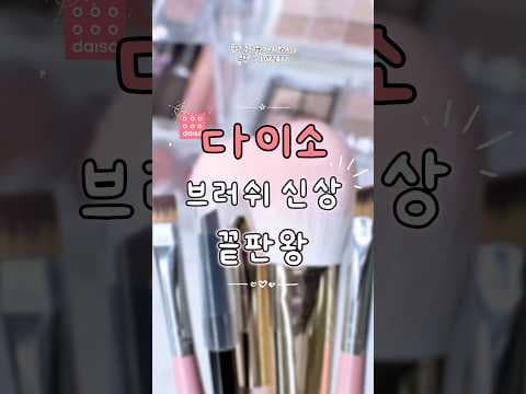 다이소 신상 브러쉬 써보니! 블러셔, 하이라이터까지 솔직 후기