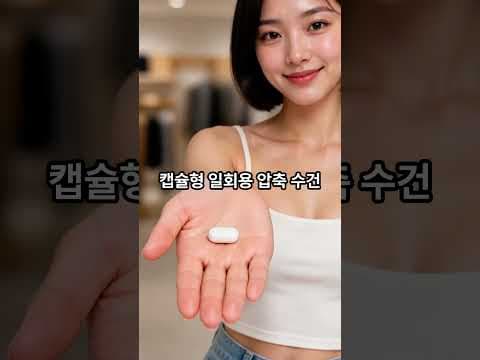 다이소 신상 압축수건 여행용품으로 챙겨야 하는 이유
