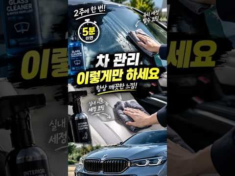 다이소에서 발견한 전면 유리 관리 더 클래스 세정제