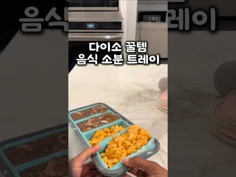 다이소 실리콘 소분 트레이로 주방 정리 완벽하게 해보세요