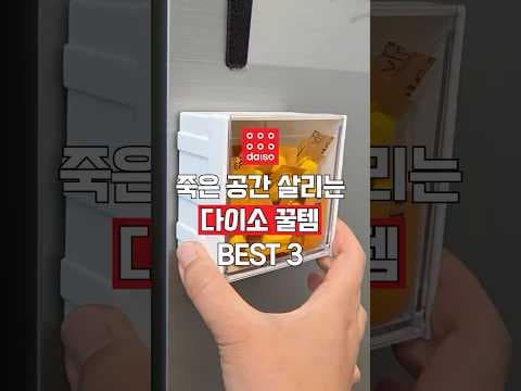 다이소 자석 부착형 수납함 냉장고 좁은 공간 활용 이거 놓치면 아쉬워요